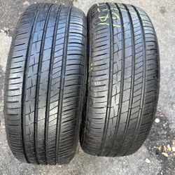 Set of 2 nice tires 185/55/15 ( We Install & Balance)