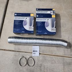 Clothes Dryer Duct Kit.
General Electric PM08X10085. Dimensions: 8-Feets x 4-Inches.
$15 each one.
6105 s. Fort Apache Rd,89148.

