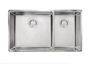 Franke Cube Undermount 18 Gauge Stainless Steel 31.5 inch 60/40 Double Bowl Kitchen Sink
