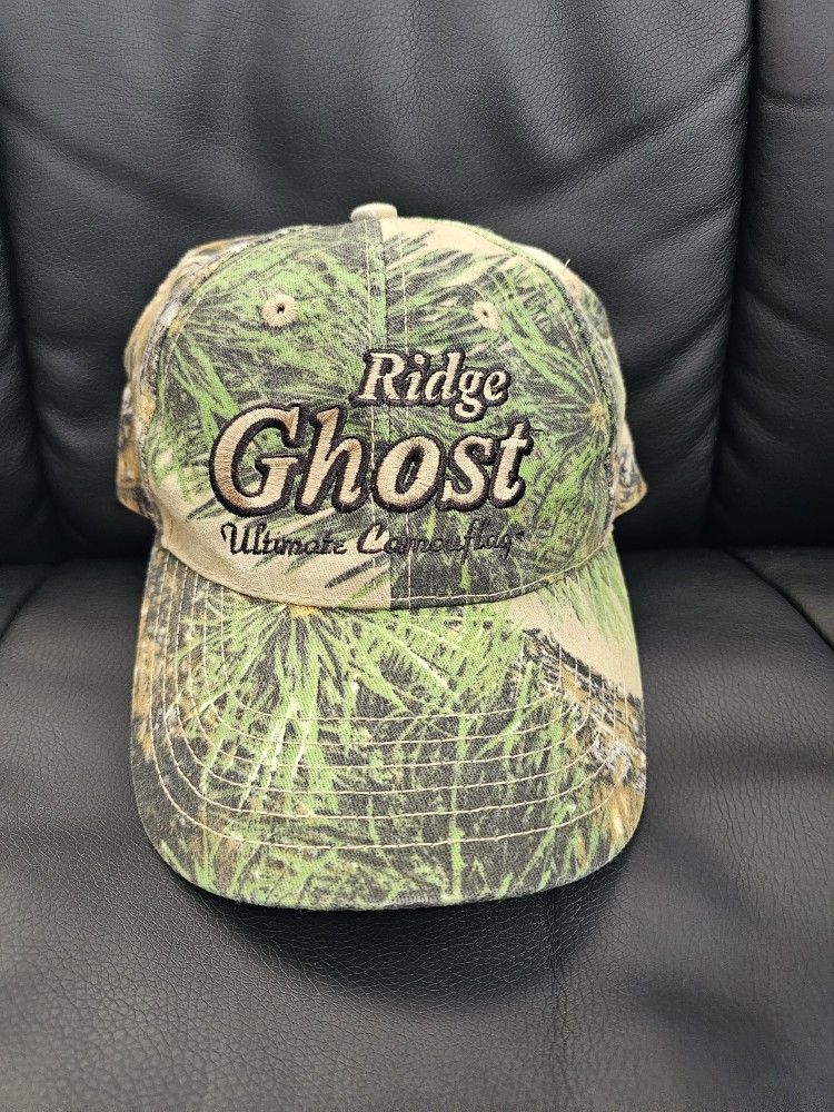 Ridge Ghost Ultimate Camouflage baseball cap Mens adjustable back strap