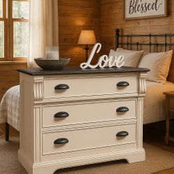 Solid wood dresser