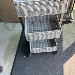 3 Shelf  Basket Cart 