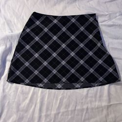 H&M DIVIDED Plaid Mini Skirt