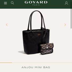 Back Color Anjou Bag Purse Goyard