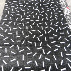 Black And White Area Rug