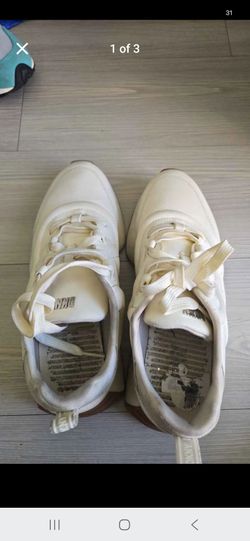 Women's White Low-Top Sneakers