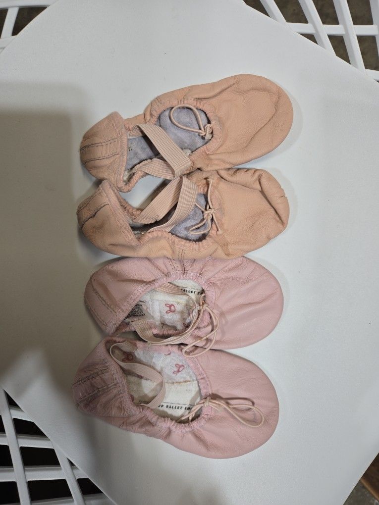 2 Ballet Kids Shoes 9 and 10 Sizes