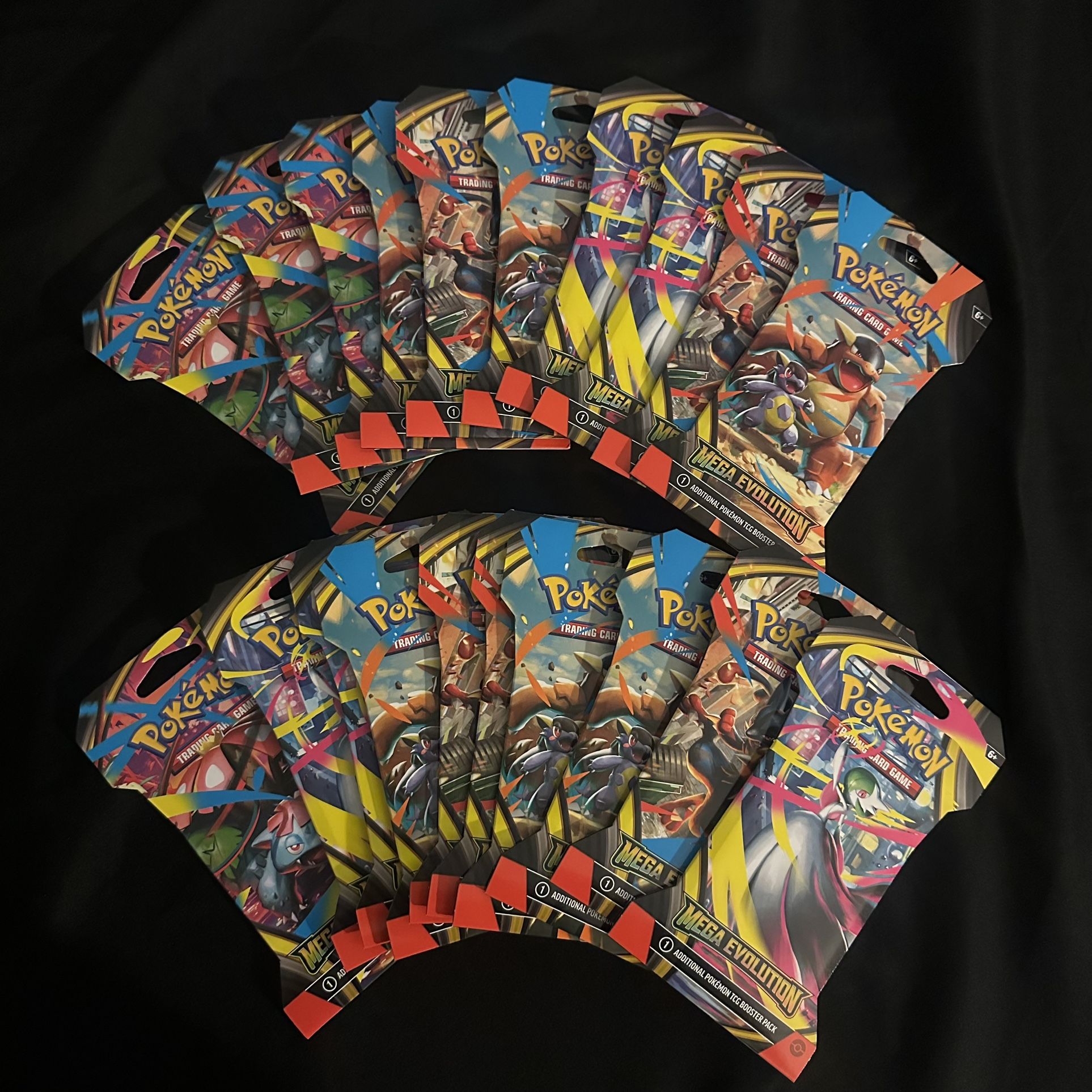 20x Pokemon TCG Mega Evolution Booster Packs