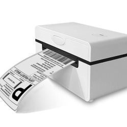 Shipping Label Printer for Phone Bluetooth/USB 4x6 Shipping Label Printer for Shipping Packages, Print at 7 inch/sec, White, Compatible with Etsy, Sho