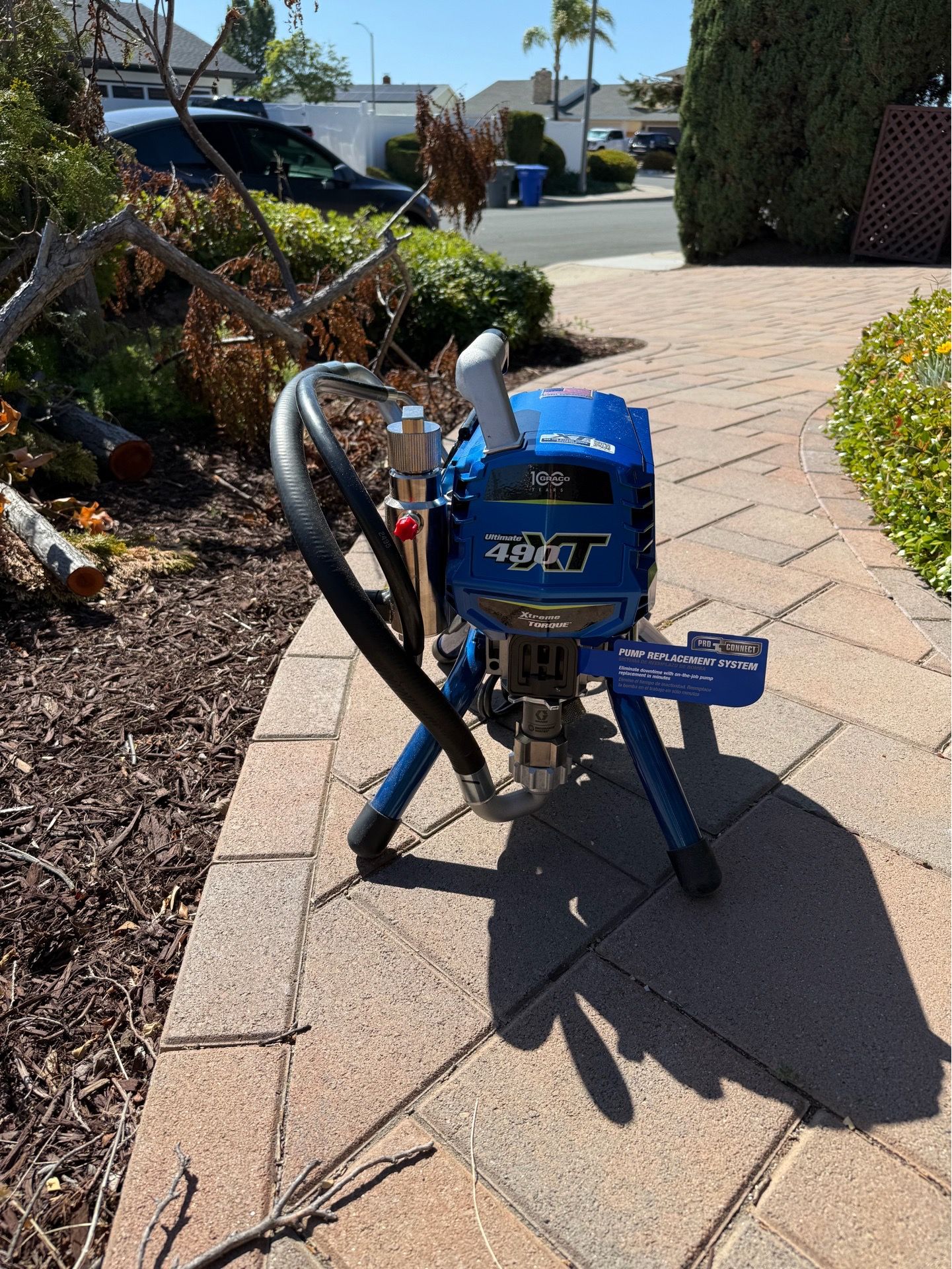 Paint sprayer grace xt 490 stand