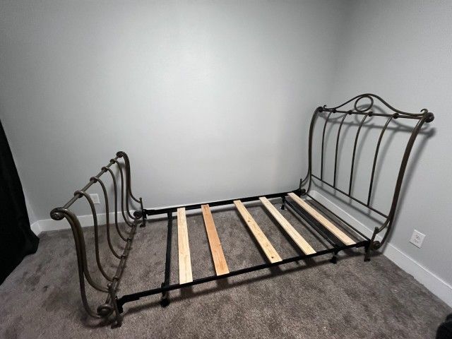 XL Twin Iron Bed Frame