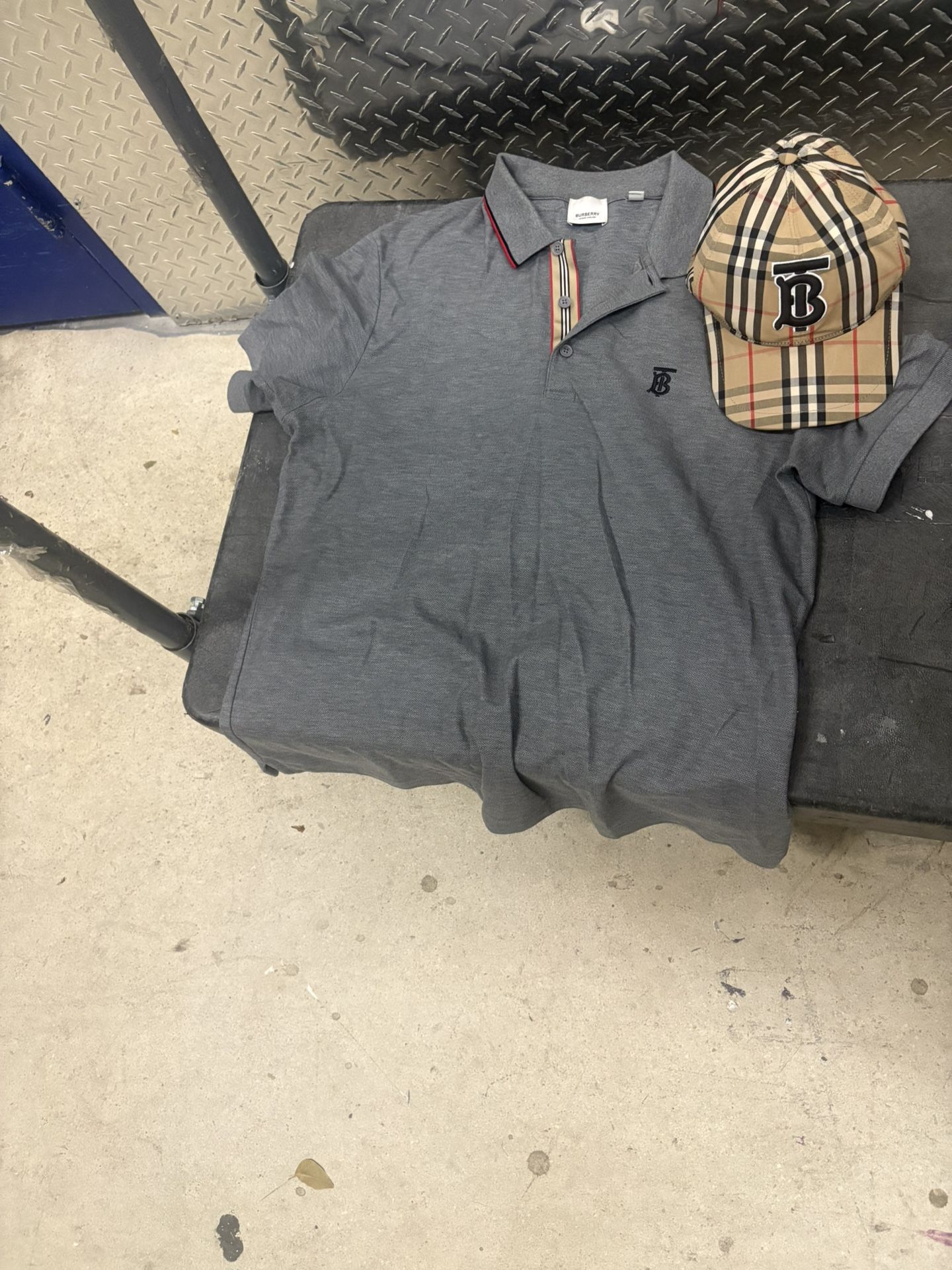 Burberry Shirt And Hat