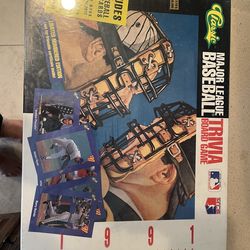 Major league baseball trivia board game new in box with plastic cover