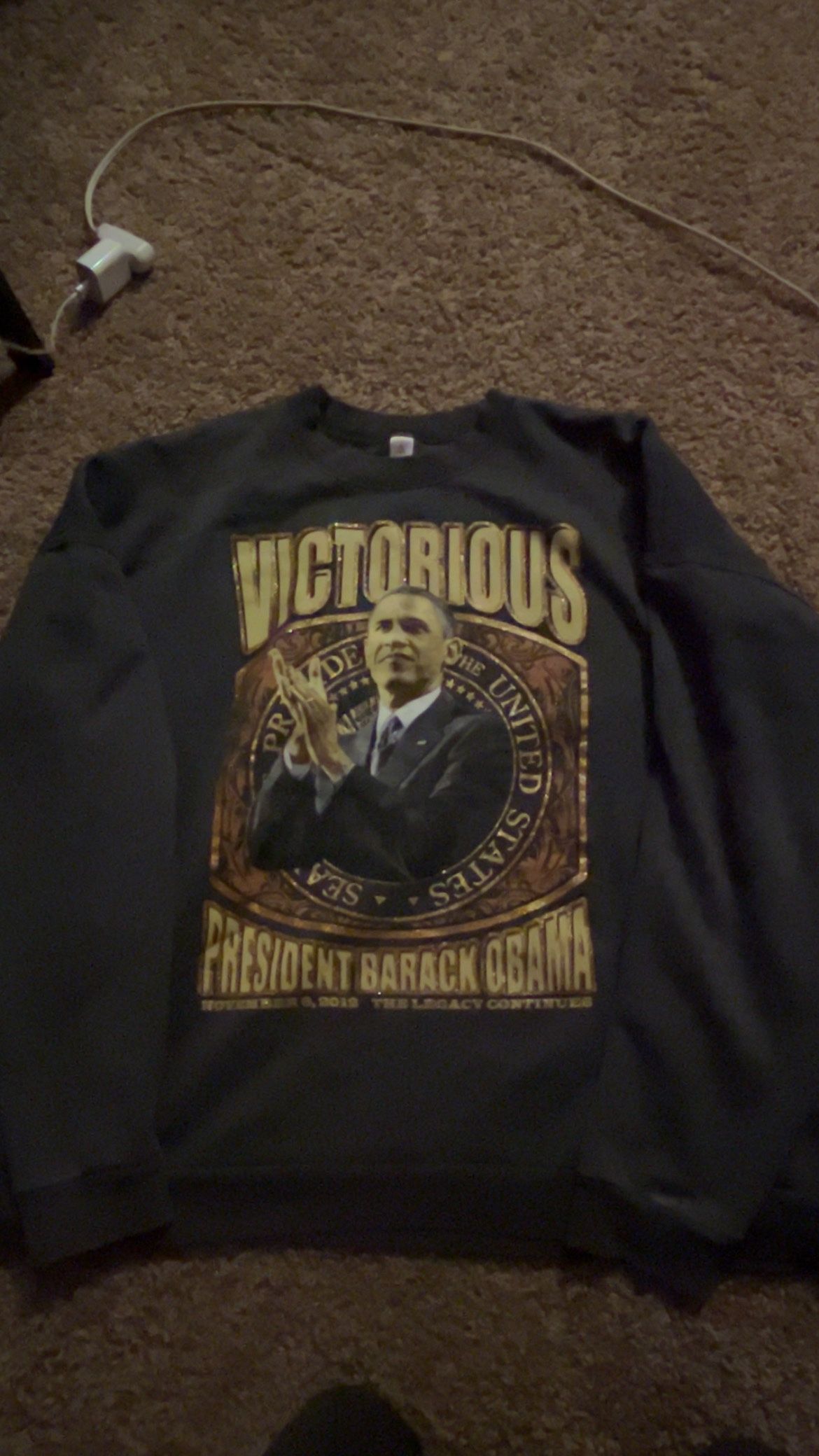 Barack Obama Graphic Crewneck 3xL