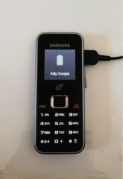 Samsung SGH-S125G - Black and Silver ( TracFone ) Cellular Phone