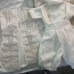 Ropon De Bautizo Para Niño