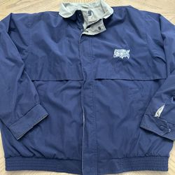 antigua mens windbreaker full zip  size XL