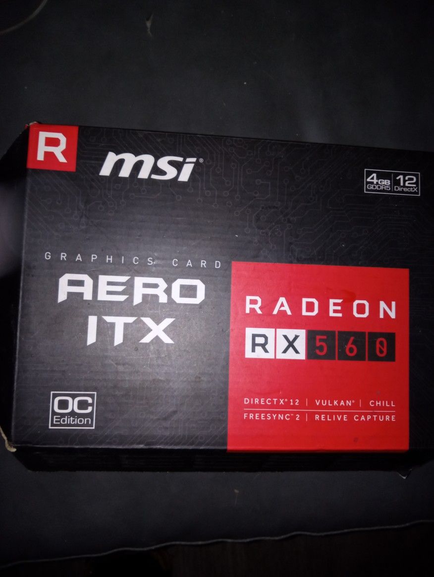 MSI Radeon Rx560 4 Gb
