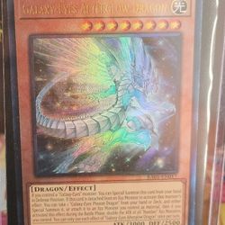 YUGIOH Galaxy-Eyes Afterglow Dragon RA01-EN017 Prismatic Ultimate Rare 