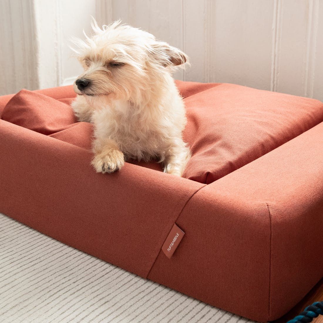 Tuft&Needle Dog Bed In Rust Sz SM
