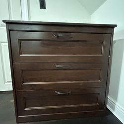 3 Drawer Wood dresser
