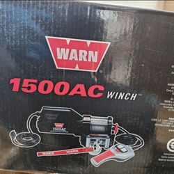 WARN 85 AC 120V Electric Utility Winch - 1,500 lbs. Capacity