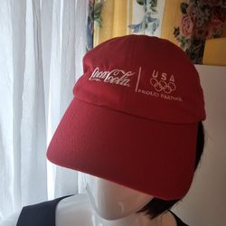 $15.00 - Coca Cola Baseball Cap From The 2012 London Olympic Games!  One Size Fits All/Like New Condition!