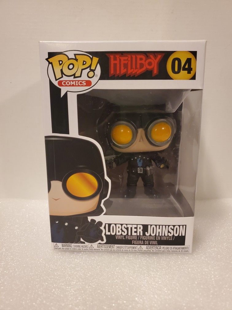 Funko Pop Hellboy Lobster Johnson #04 Comic Book Vinyl Figure BRAND NEW 