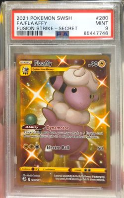 2021 Pokémon swsh FLAAFFY FUSION STRIKE SECRET RARE 280