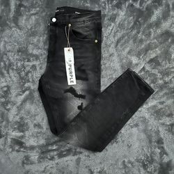 Size 34 Purple Jeans 