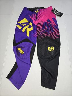 ANSWER A15 WMX RIDING PANTS PINK PURPLE SIZE WOMENS 8 MOTOCROSS DIRT BIKE