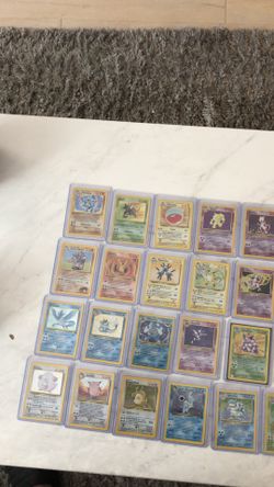 Original Pokémon Holographic Cards 26 Different Kinds