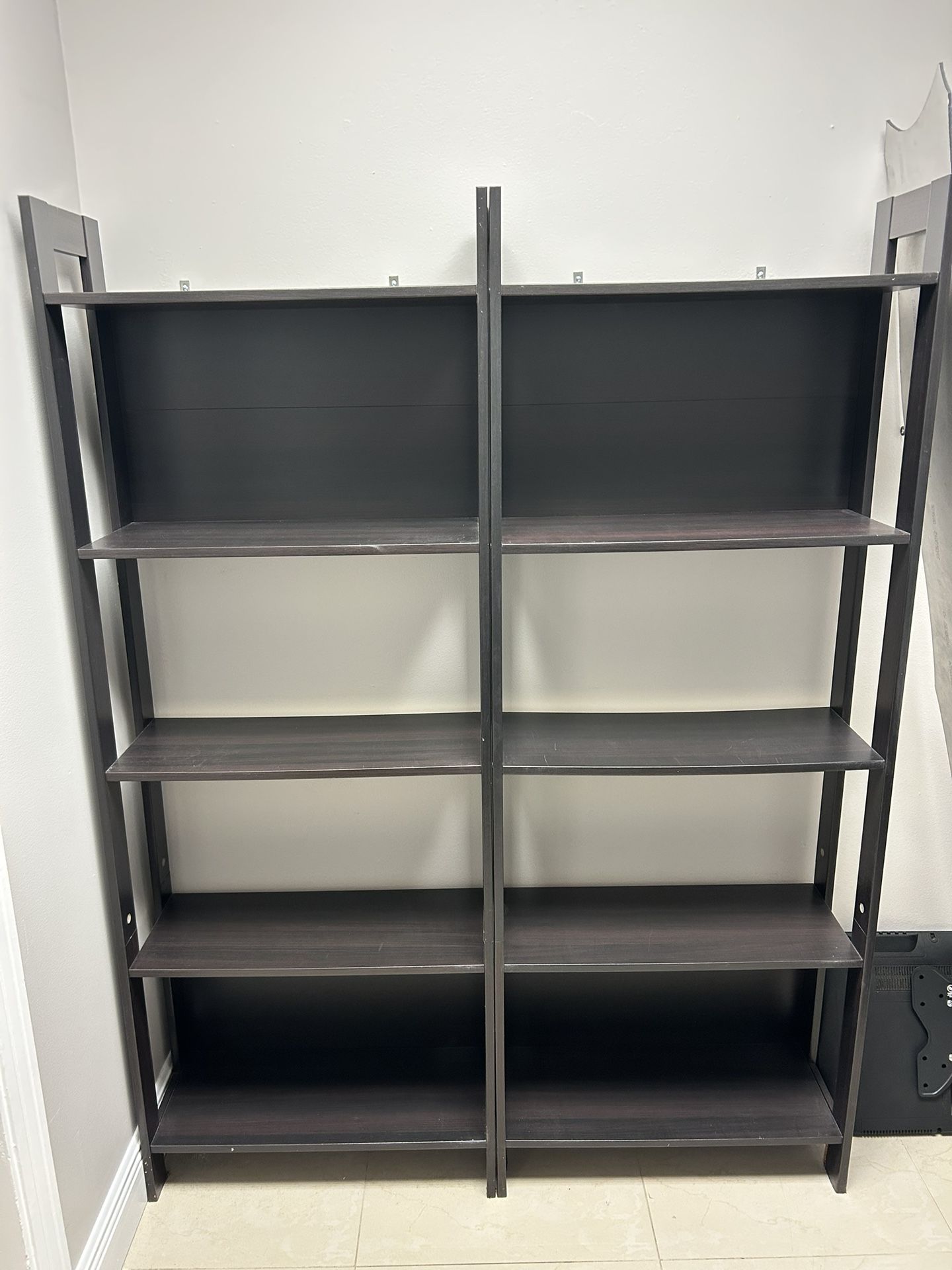 Two Book Cases Bookshelves Both For $20