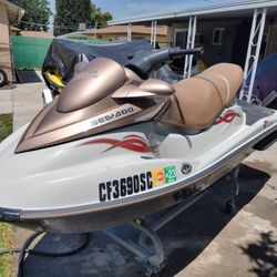 2004 SEADOO FUEL INJECTED 3 SEATER GTI NEW FRESH MOTOR NO HOURS CURRENTLY TAGGED EXCELLENT 👌 CONDITION