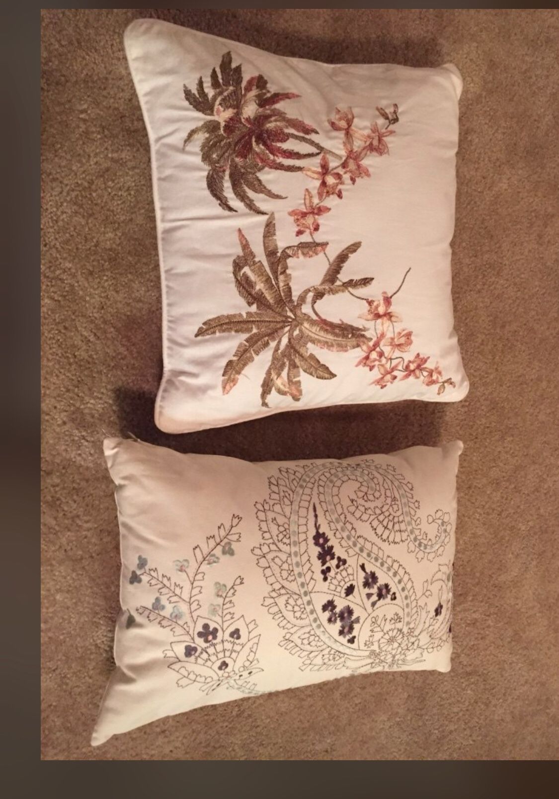 Throw pillows handmade design