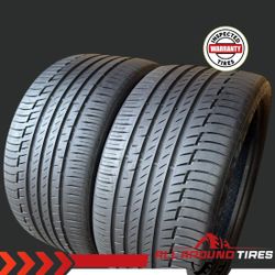 🔥 2- 315/30R22 – Continental PremiumContact 6 – 9/32 – Like New!🔥