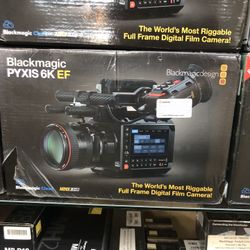 Blackmagic Design PYXIS 6K Cinema Box Camera Canon EF