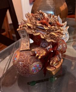 Chinese Dragon Prosperity Statue