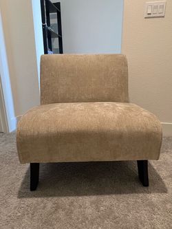 Langner upholstered accent chair with pillow