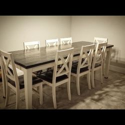 Custom Farmhouse Style Dining Tables .