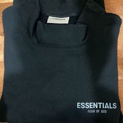 Fear Of God Essentials Mock Neck Sweatshirt Sz L