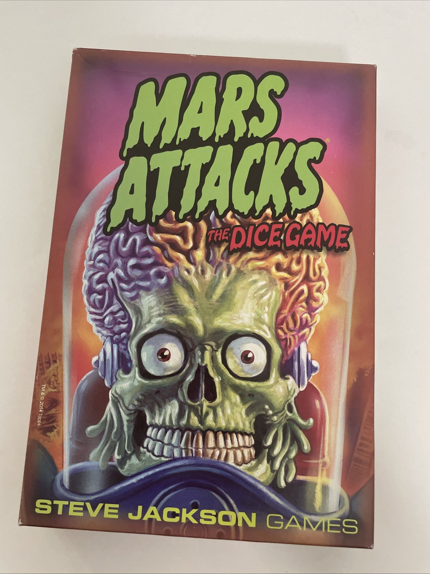 Mars Attacks The Dice Game 1st Edition Topps 2014 MINT Steve Jackson