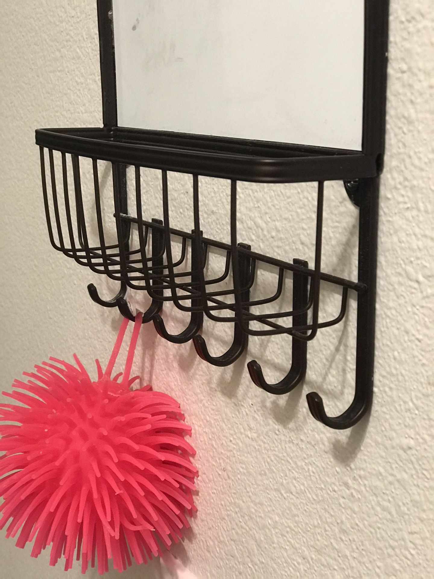 Mail holder with white board