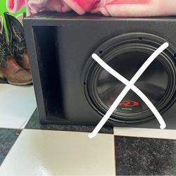 Sub Box Only 12 Inch