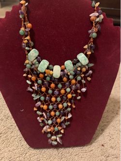 Mix gemstones necklace