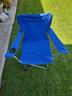 Light blue camping chair