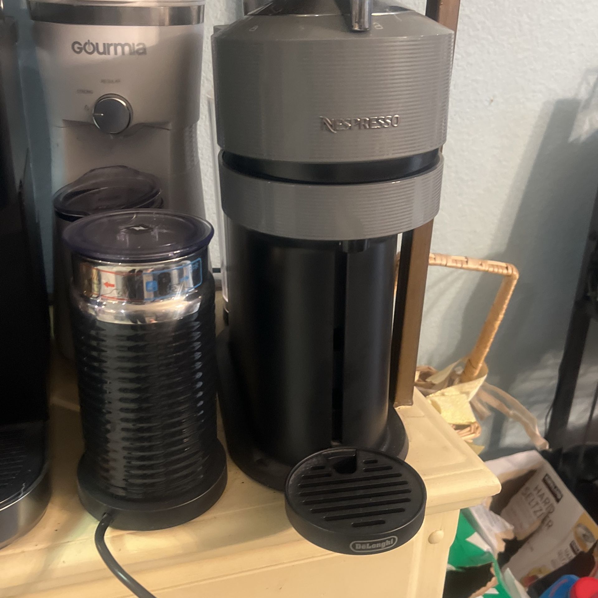 Nespresso Vertuo Next Espresso & Coffee Maker with Aeroccino 3 Milk Frother