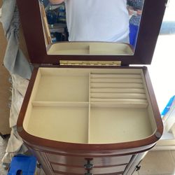 Antique Jewelery armoire 1980