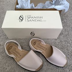 The Spanish Sandal Co. / Women’s / Savana Silver Pink / Size 36 / Strap