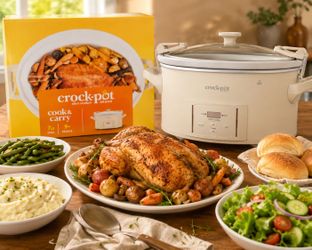 Crock-Pot 7 Quart Programmable Slow Cooker Cook & Carry Thermal Bag